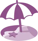 Strand-Icon ROSAGOLD